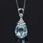 AQUAMARINE Silver Mermaid Necklace - Eccentric You