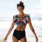 Floral Print High Waist Bikini 2-Piece Set - Eccentric You