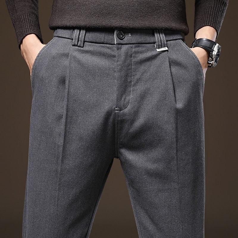 Pleated Rough-Fitted Trousers - Eccentric You
