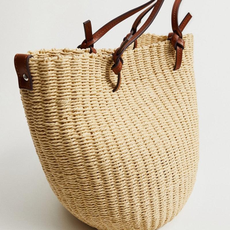 Luxury Designer Straw Bag