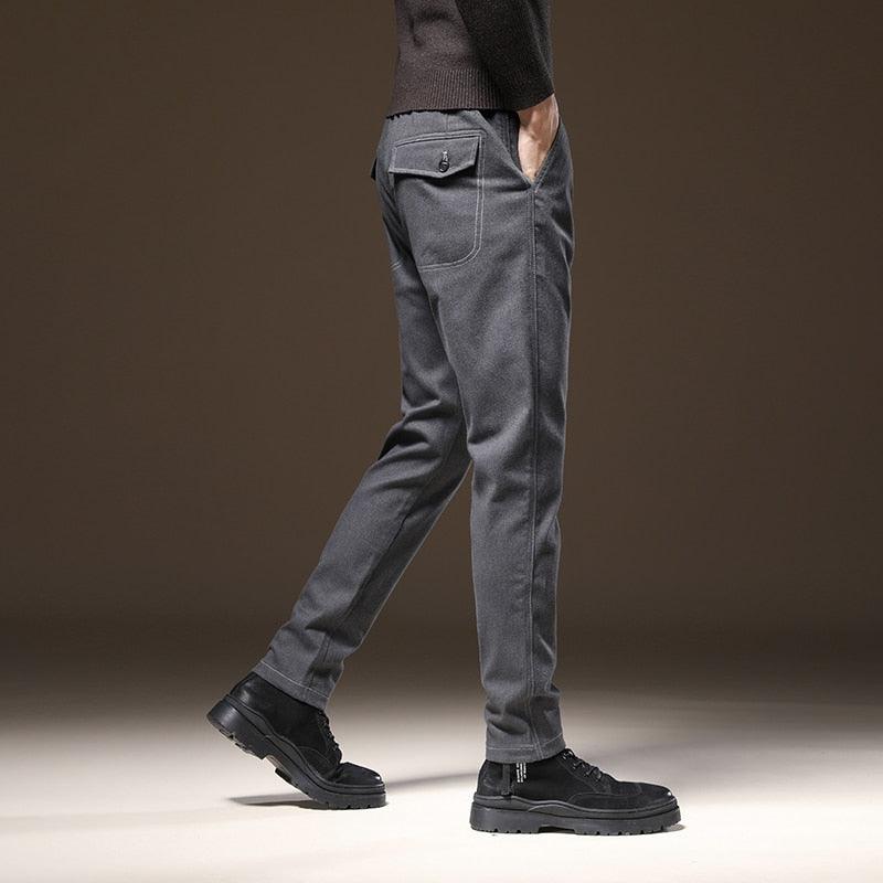 Pleated Rough-Fitted Trousers - Eccentric You