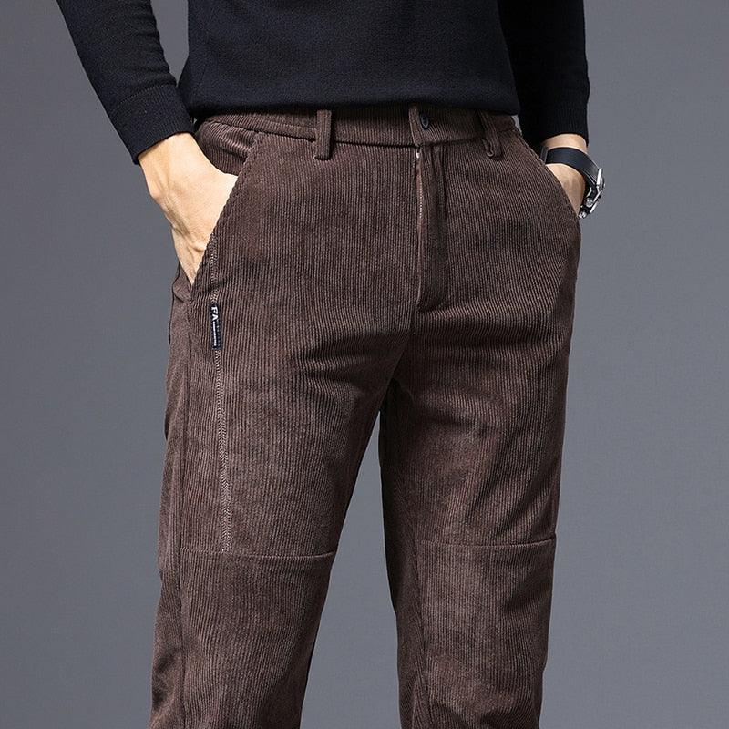 Men's Corduroy Slim Fit Pants - Eccentric You