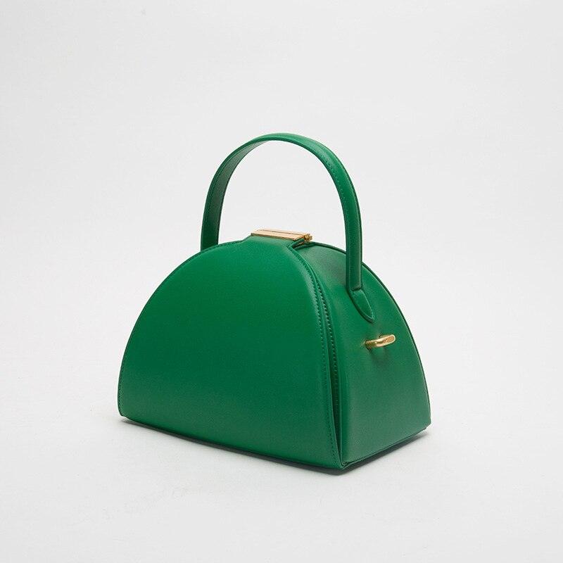 Emblem Genuine Leather Bucket Bag - Eccentric You