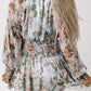 Floral Smocked Waist Layered Mini Dress - Eccentric You