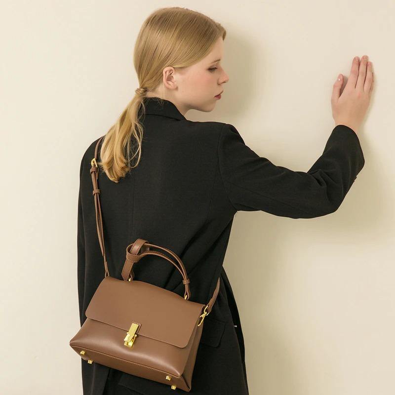 Portable Real Leather Shoulder Bag - Eccentric You