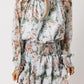 Floral Smocked Waist Layered Mini Dress - Eccentric You