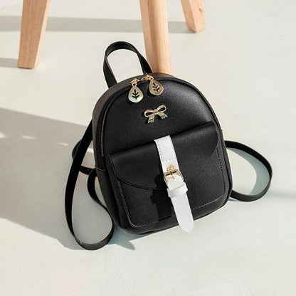 Petite Vegan Leather Backpack - Eccentric You