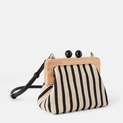 Peep Wooden Shoulder Bag - Eccentric You