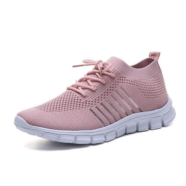 Blush Love Flat Breathable Sneakers - Eccentric You