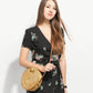 Round Rattan Straw Bag - Eccentric You