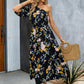 Simona Printed One-Shoulder Long Dress