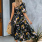 Simona Printed One-Shoulder Long Dress