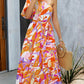 Simona Printed One-Shoulder Long Dress
